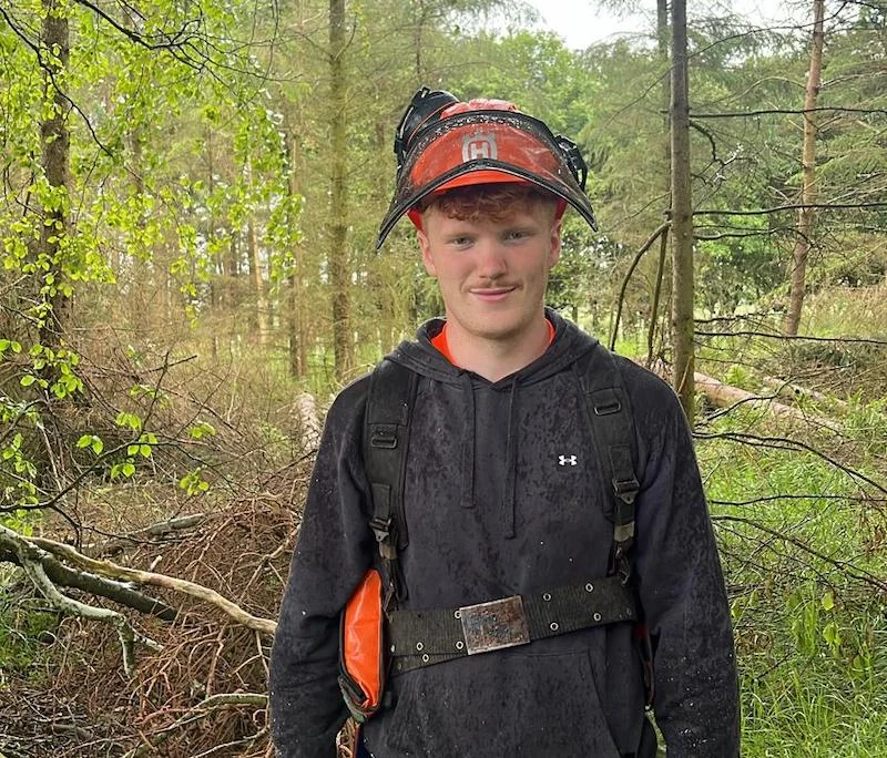 Mckenzie Powers apprentice arboriculturist at Thomson Trees